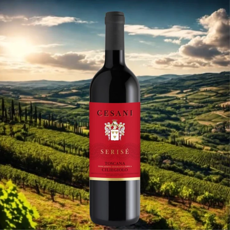 Wino Cesani ‘ROSSO TOSCANO I.G.T “ SERISE’ “