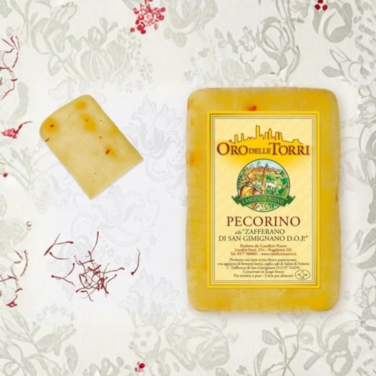 Ser Oro delle Torri Caseficio Nuovo – pecorino z szafranem DOP