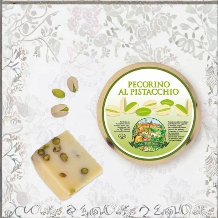 Ser Pecorino al Pistacchio Caseficio Nuovo – z pistacjami z Bronte