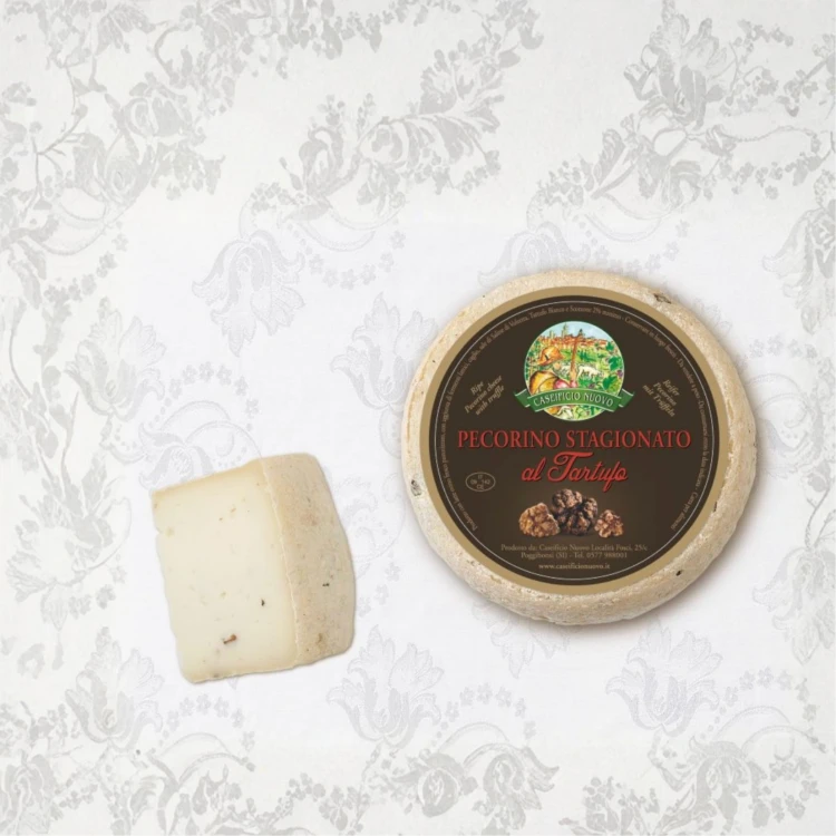 Ser Pecorino Stagionato Al Tartufo Caseficio Nuovo