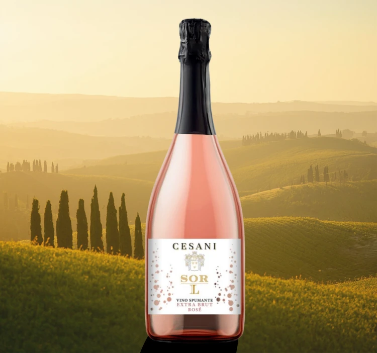 Prosecco Cesani - Sparkling Extra Brut Rosè " SOR L"