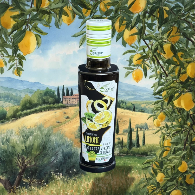 olive oil with lemon